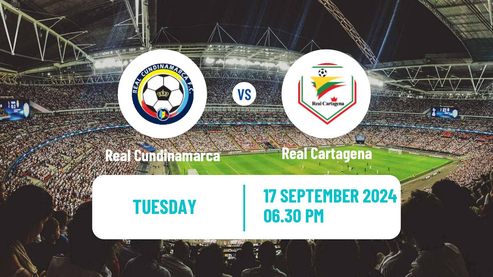 Soccer Colombian Primera B Real Cundinamarca - Real Cartagena