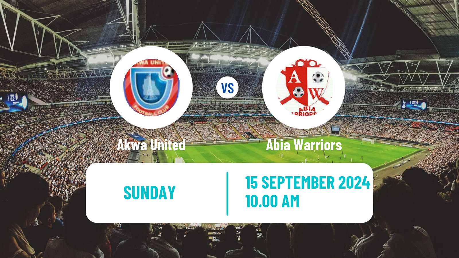 Soccer Nigerian Premier League Akwa United - Abia Warriors