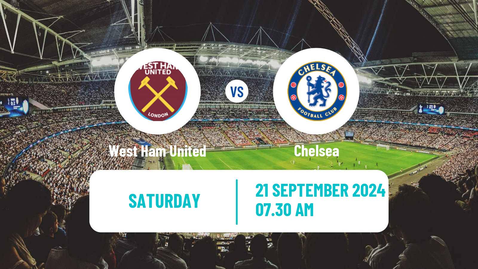 Soccer English Premier League West Ham United - Chelsea