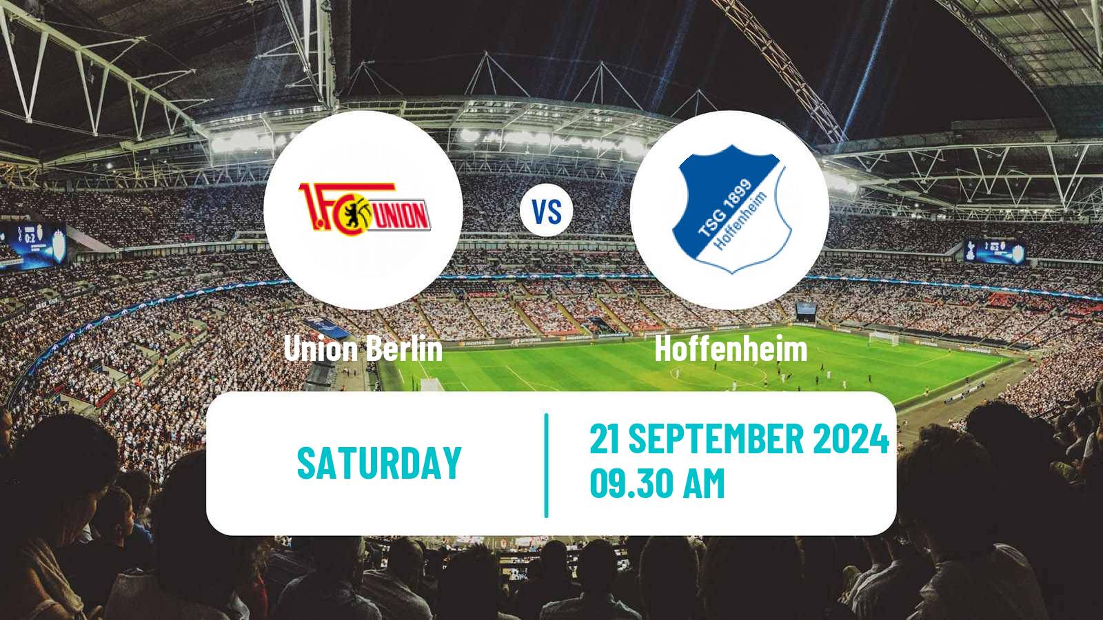 Soccer German Bundesliga Union Berlin - Hoffenheim