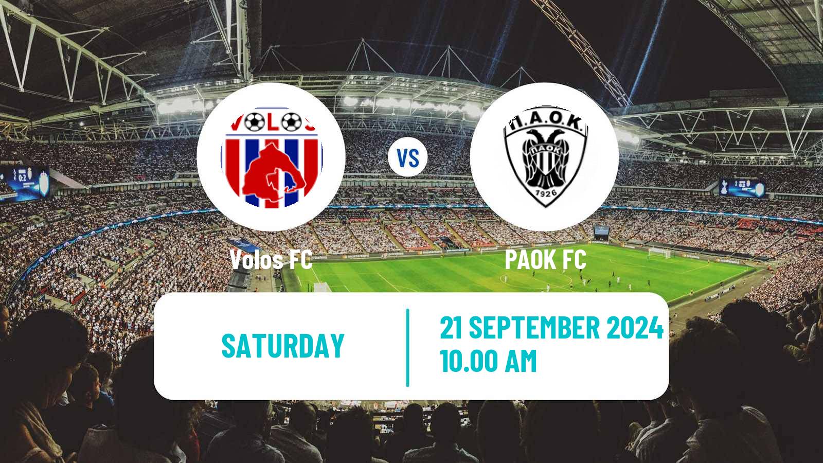 Soccer Greek Super League Volos - PAOK