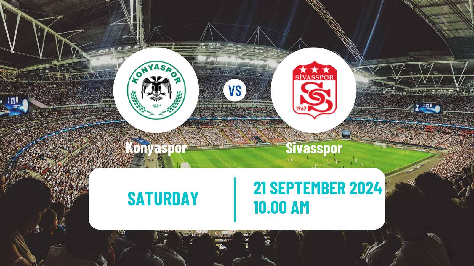 Soccer Turkish Super League Konyaspor - Sivasspor