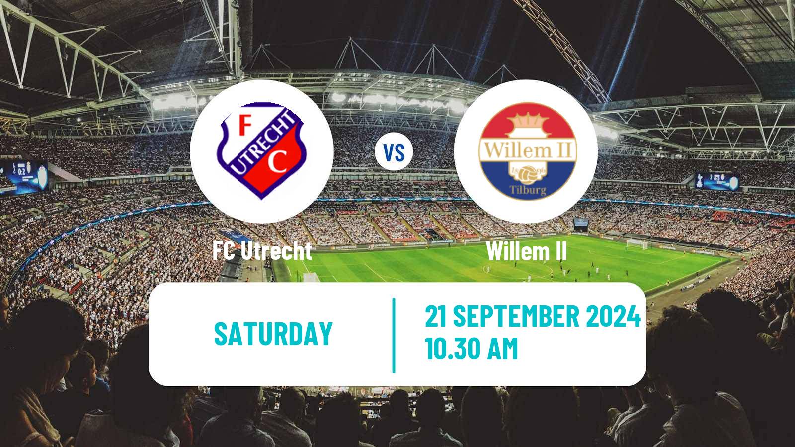 Soccer Dutch Eredivisie Utrecht - Willem II