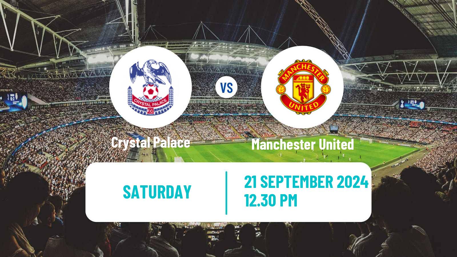 Soccer English Premier League Crystal Palace - Manchester United