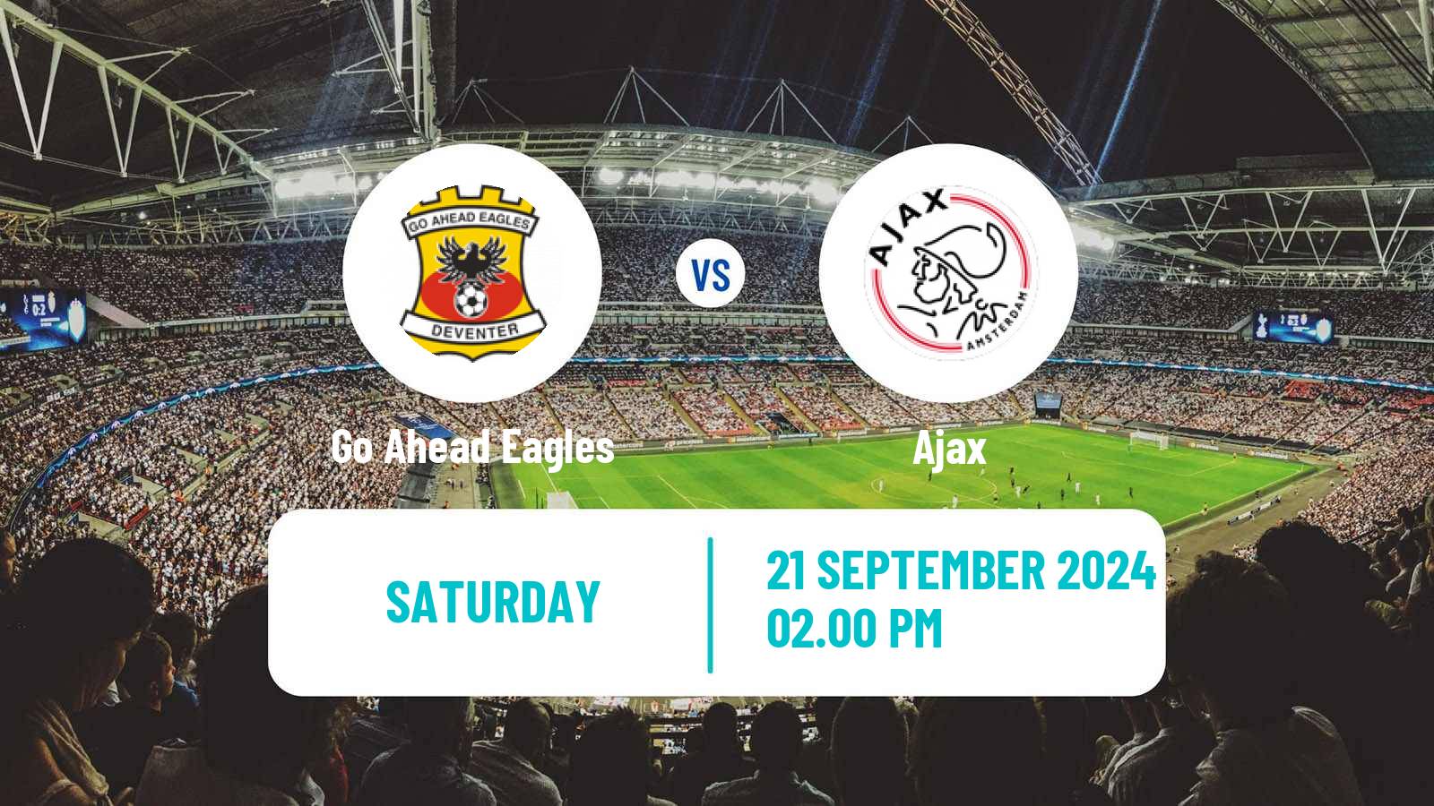 Soccer Dutch Eredivisie Go Ahead Eagles - Ajax