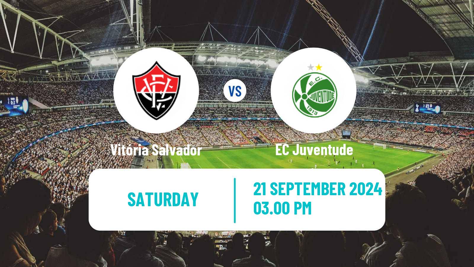 Soccer Brazilian Serie A Vitória Salvador - Juventude