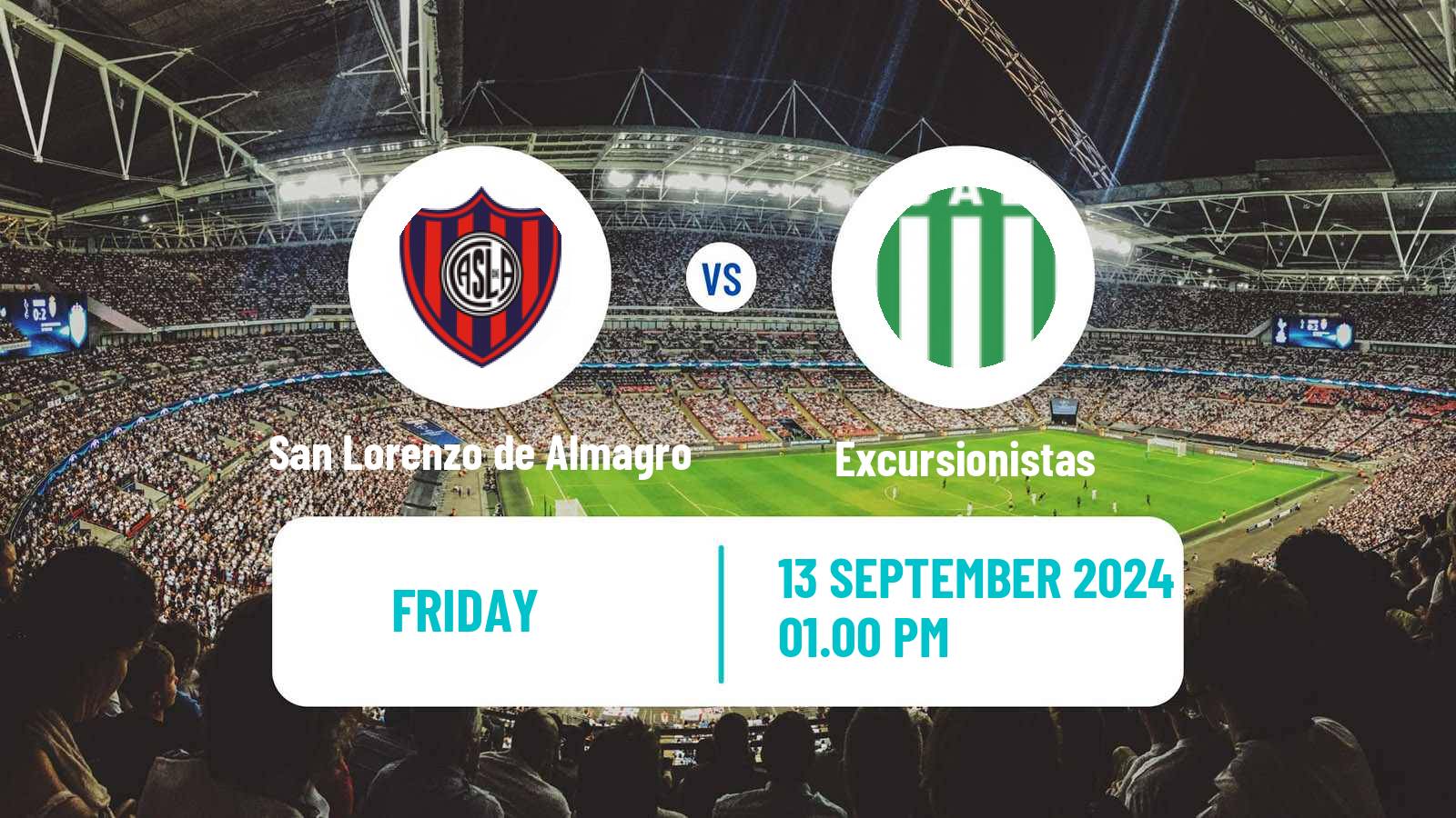 Soccer Argentinian Primera A Women San Lorenzo de Almagro - Excursionistas