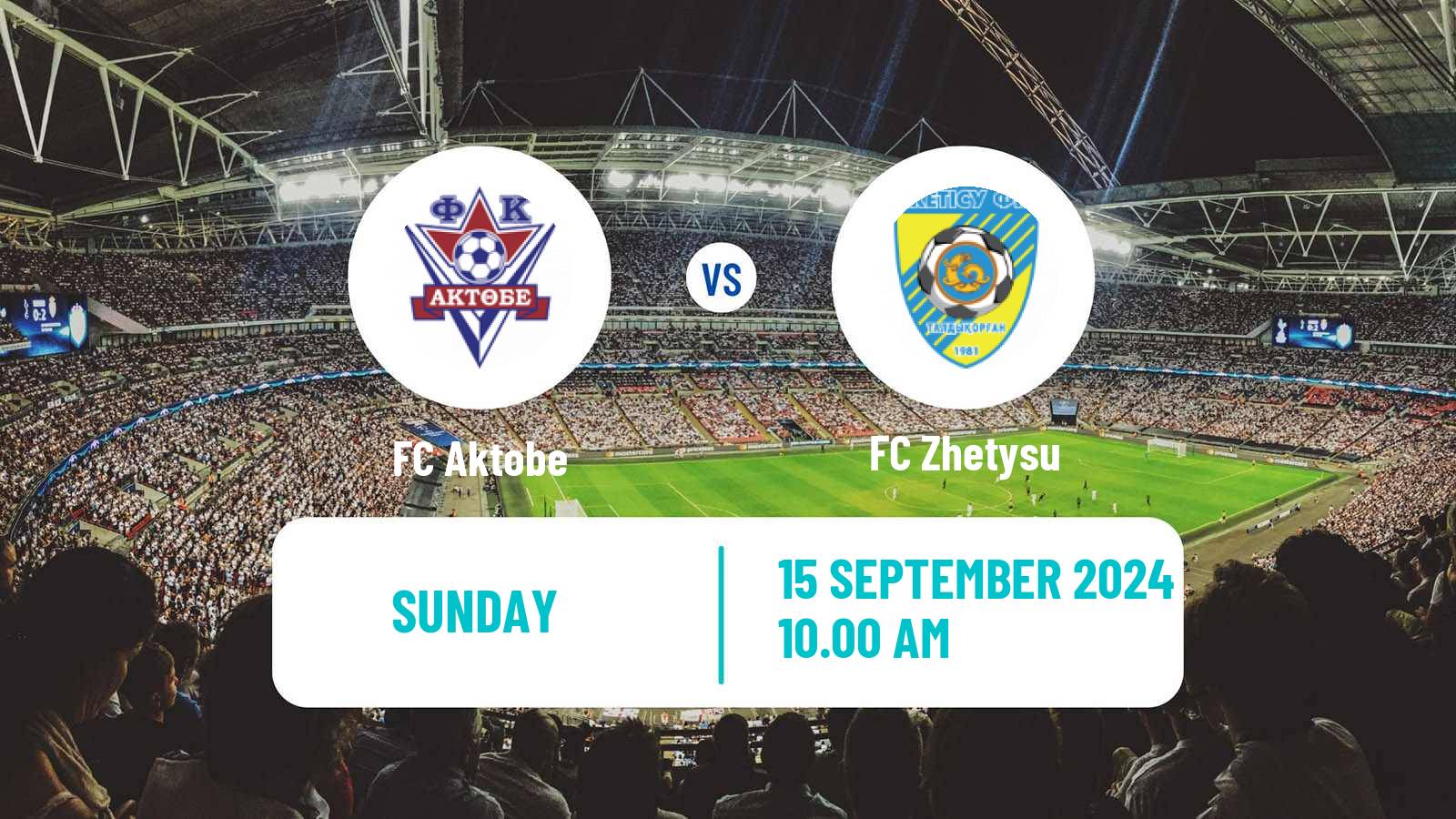 Soccer Kazakh Premier League Aktobe - Zhetysu