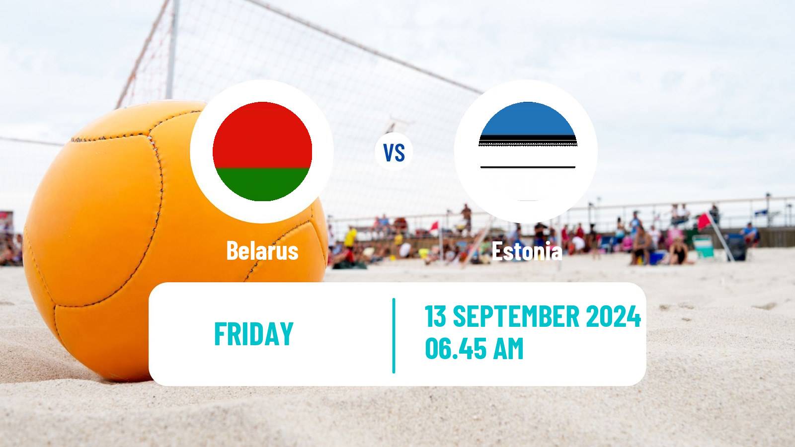 Beach soccer EBSL Superfinal Belarus - Estonia