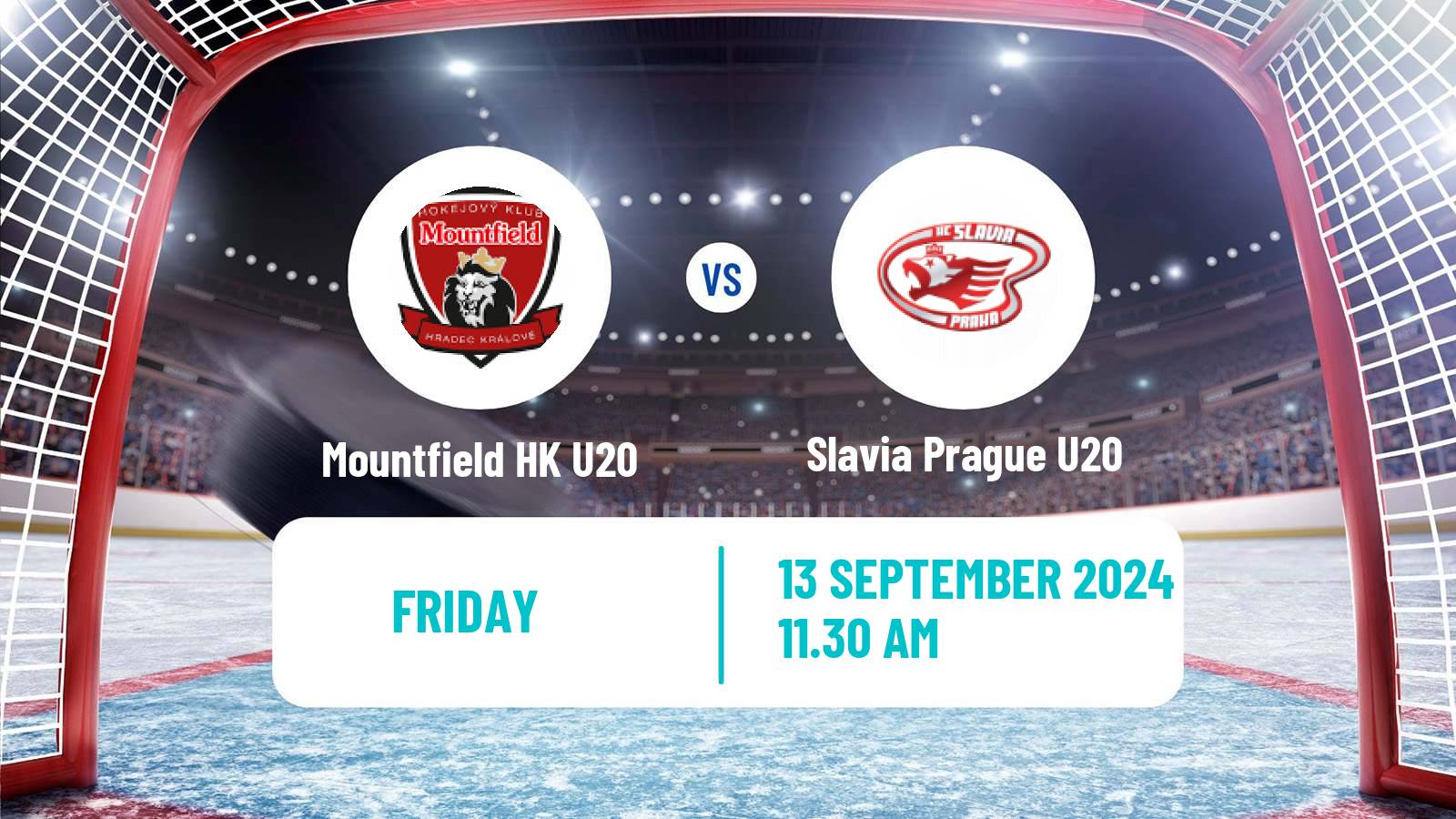 Hockey Czech ELJ Mountfield HK U20 - Slavia Prague U20