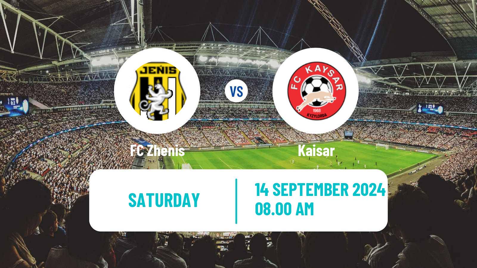 Soccer Kazakh Premier League Zhenis - Kaisar