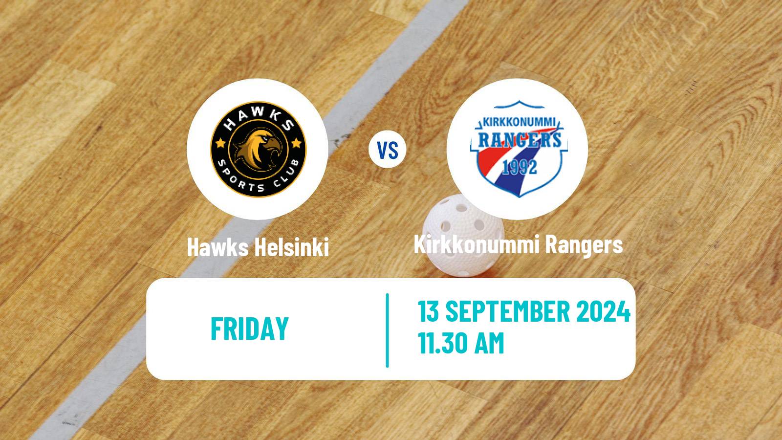 Floorball Finnish Divari Hawks Helsinki - Kirkkonummi Rangers