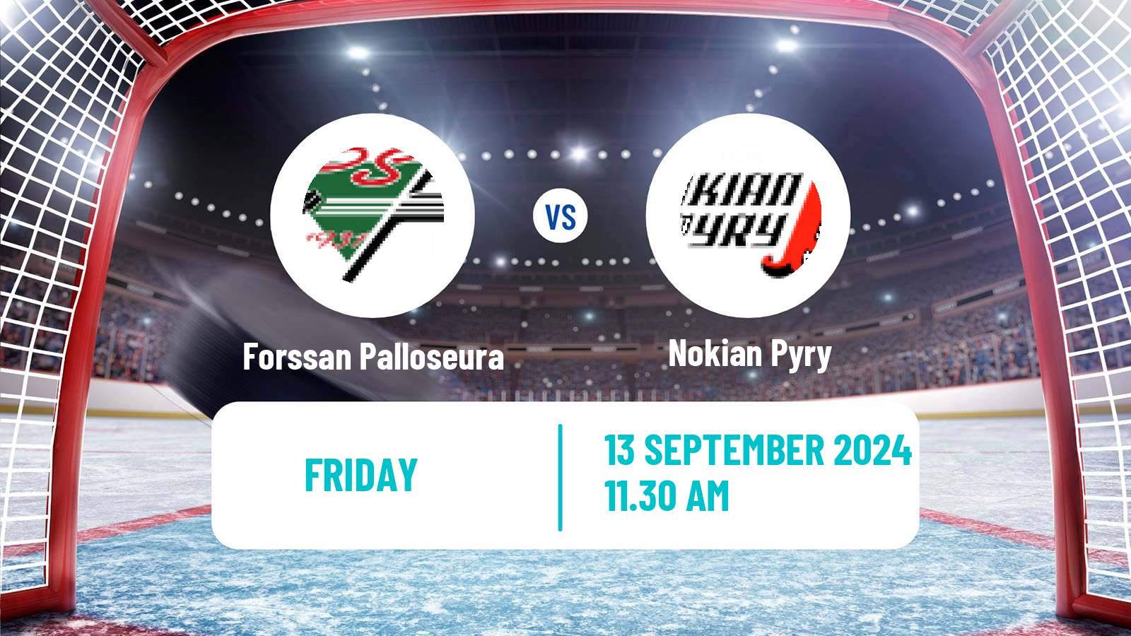 Hockey Finnish Suomi-sarja Forssan Palloseura - Nokian Pyry