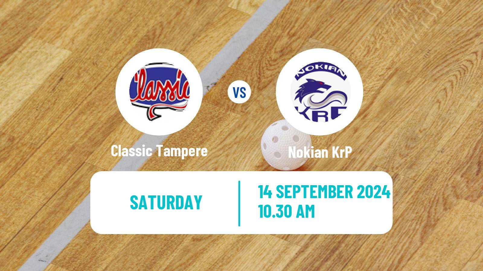 Floorball Finnish F-Liiga Classic Tampere - Nokian KrP