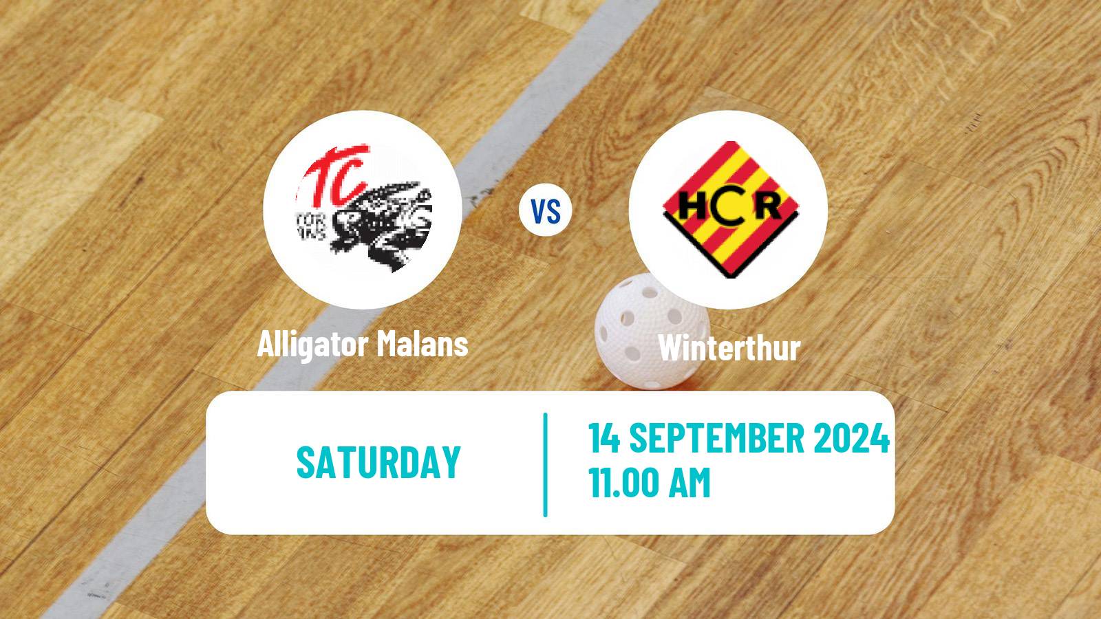 Floorball Swiss NLA Floorball Alligator Malans - Winterthur