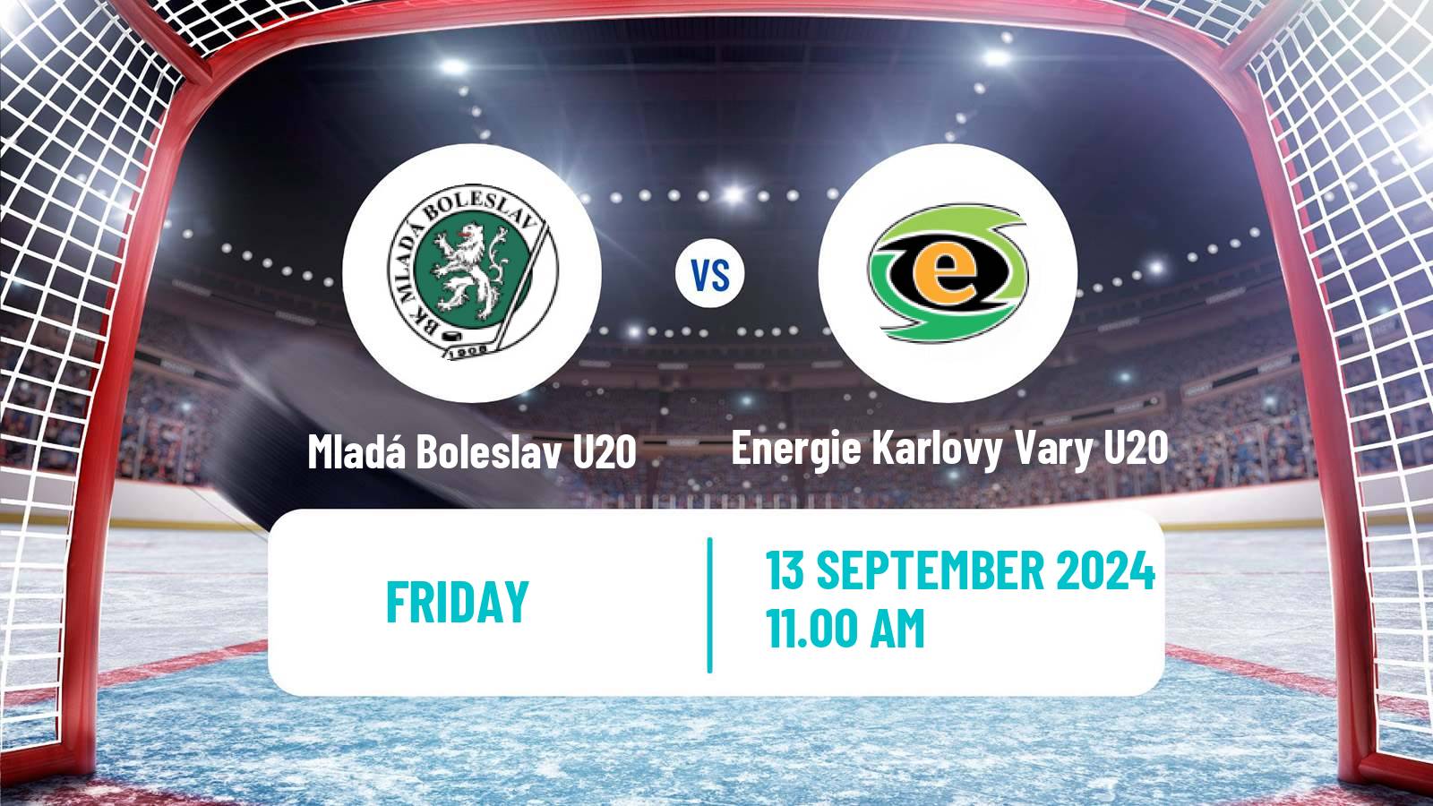 Hockey Czech ELJ Mladá Boleslav U20 - Energie Karlovy Vary U20