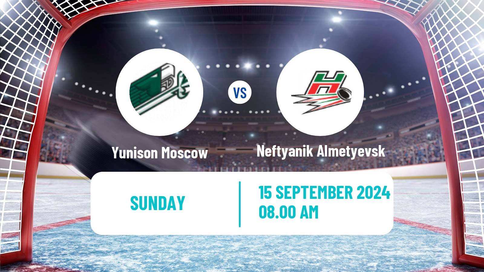 Hockey VHL Yunison Moscow - Neftyanik Almetyevsk