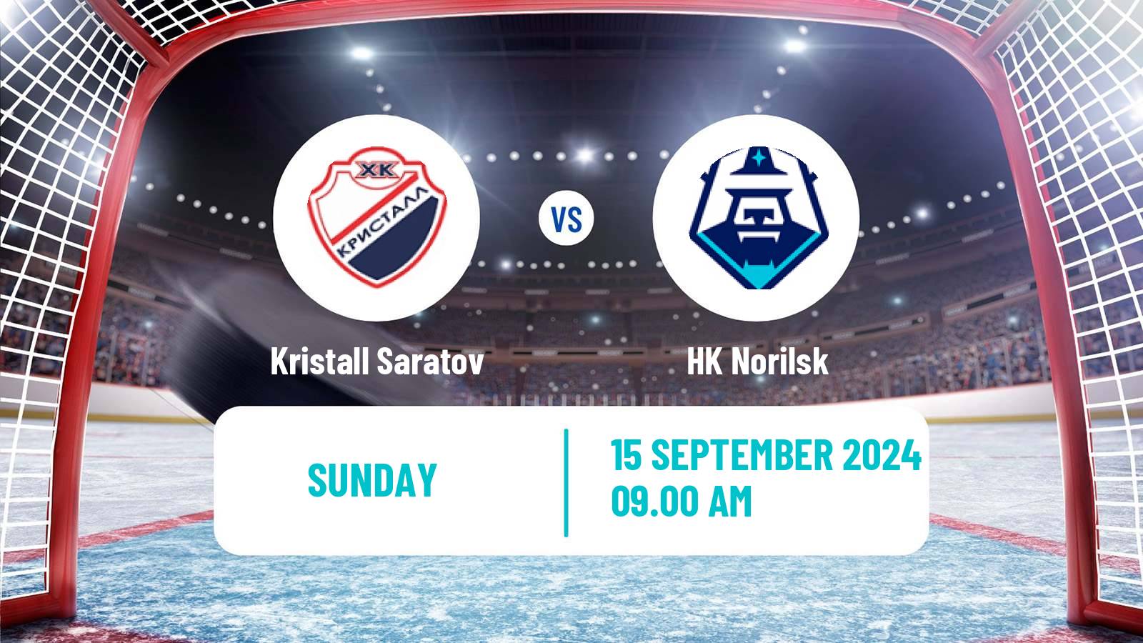 Hockey VHL Kristall Saratov - Norilsk