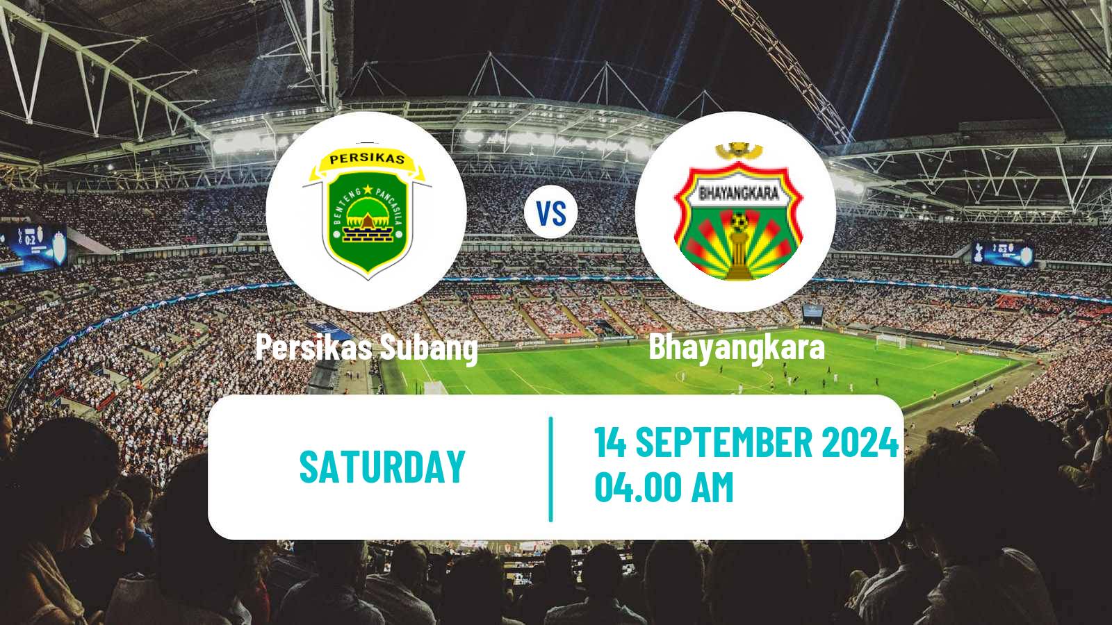 Soccer Indonesian Liga 2 Persikas Subang - Bhayangkara