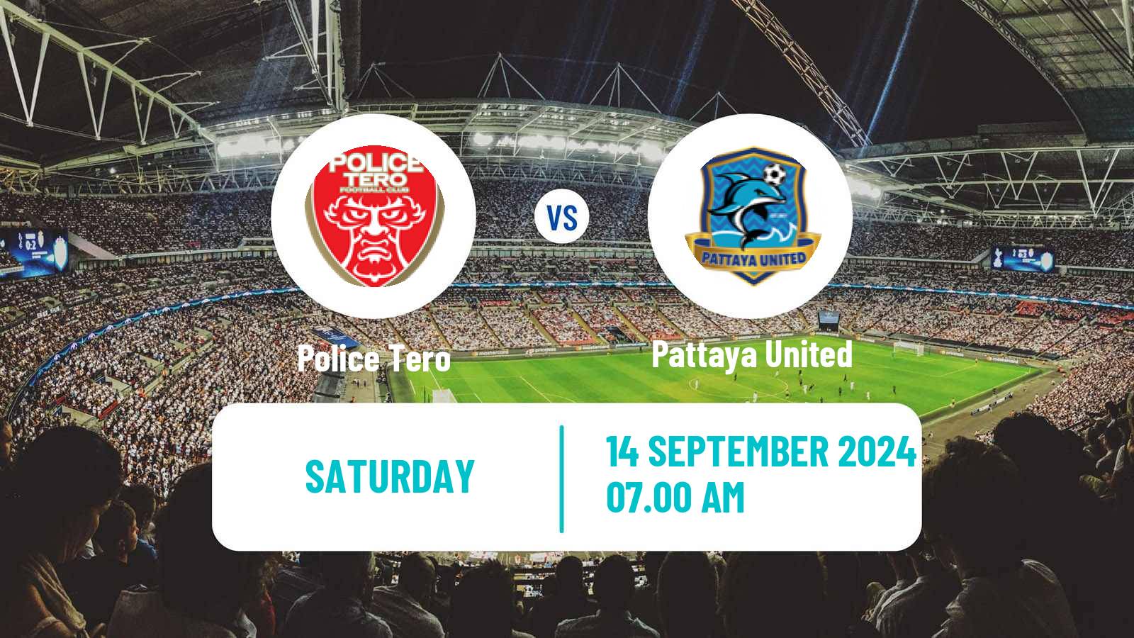 Soccer Thai League 2 Police Tero - Pattaya United