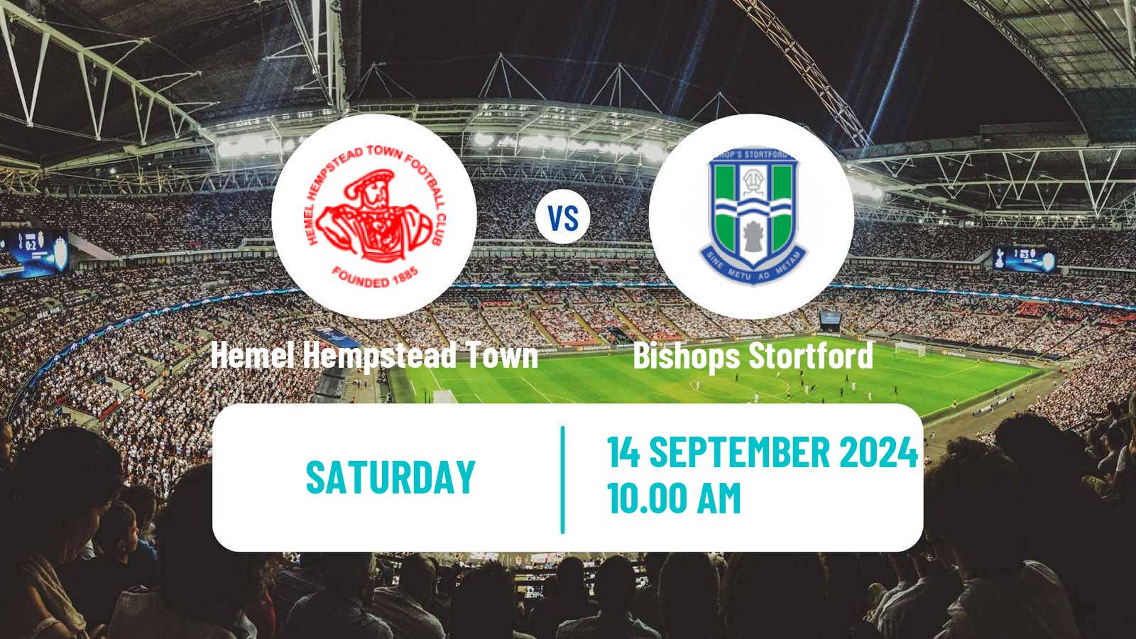 Soccer English FA Cup Hemel Hempstead Town - Bishops Stortford