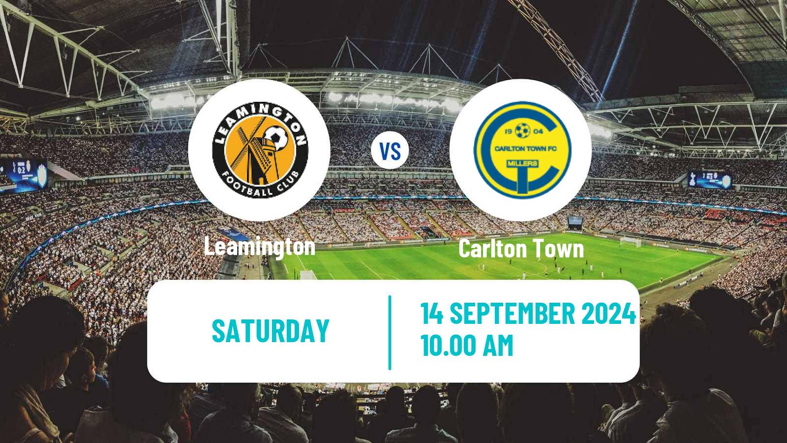 Soccer English FA Cup Leamington - Carlton Town