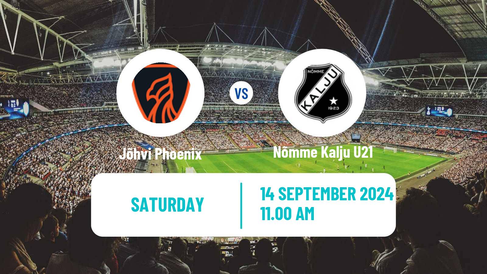 Soccer Estonian Esiliiga B Jõhvi Phoenix - Nõmme Kalju U21