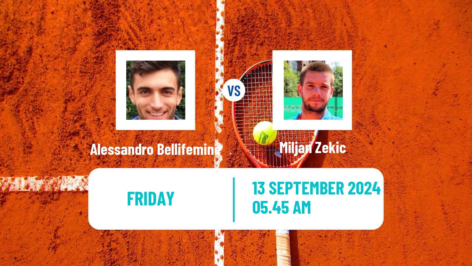 Tennis ITF M15 Kursumlijska Banja 17 Men Alessandro Bellifemine - Miljan Zekic