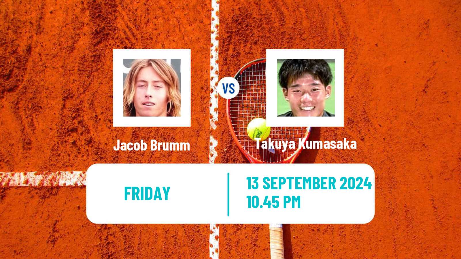 Tennis ITF M25 Sapporo 2 Men Jacob Brumm - Takuya Kumasaka