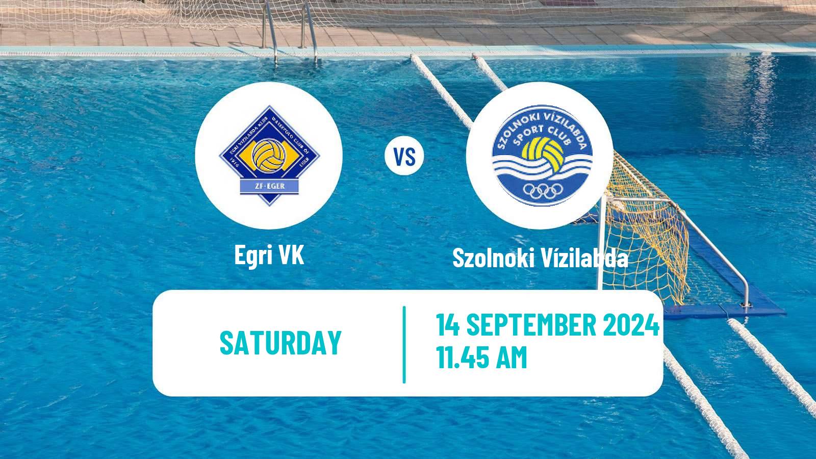 Water polo Hungarian OB I Water Polo Egri VK - Szolnoki Vízilabda