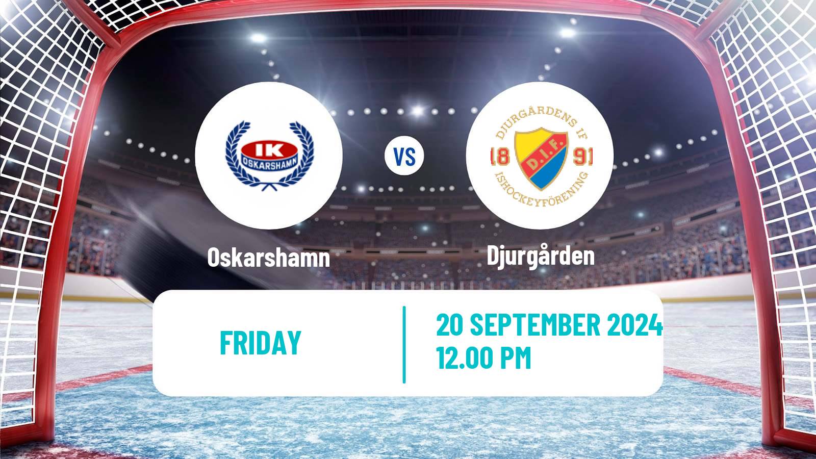 Hockey Swedish Hockey Allsvenskan Oskarshamn - Djurgården