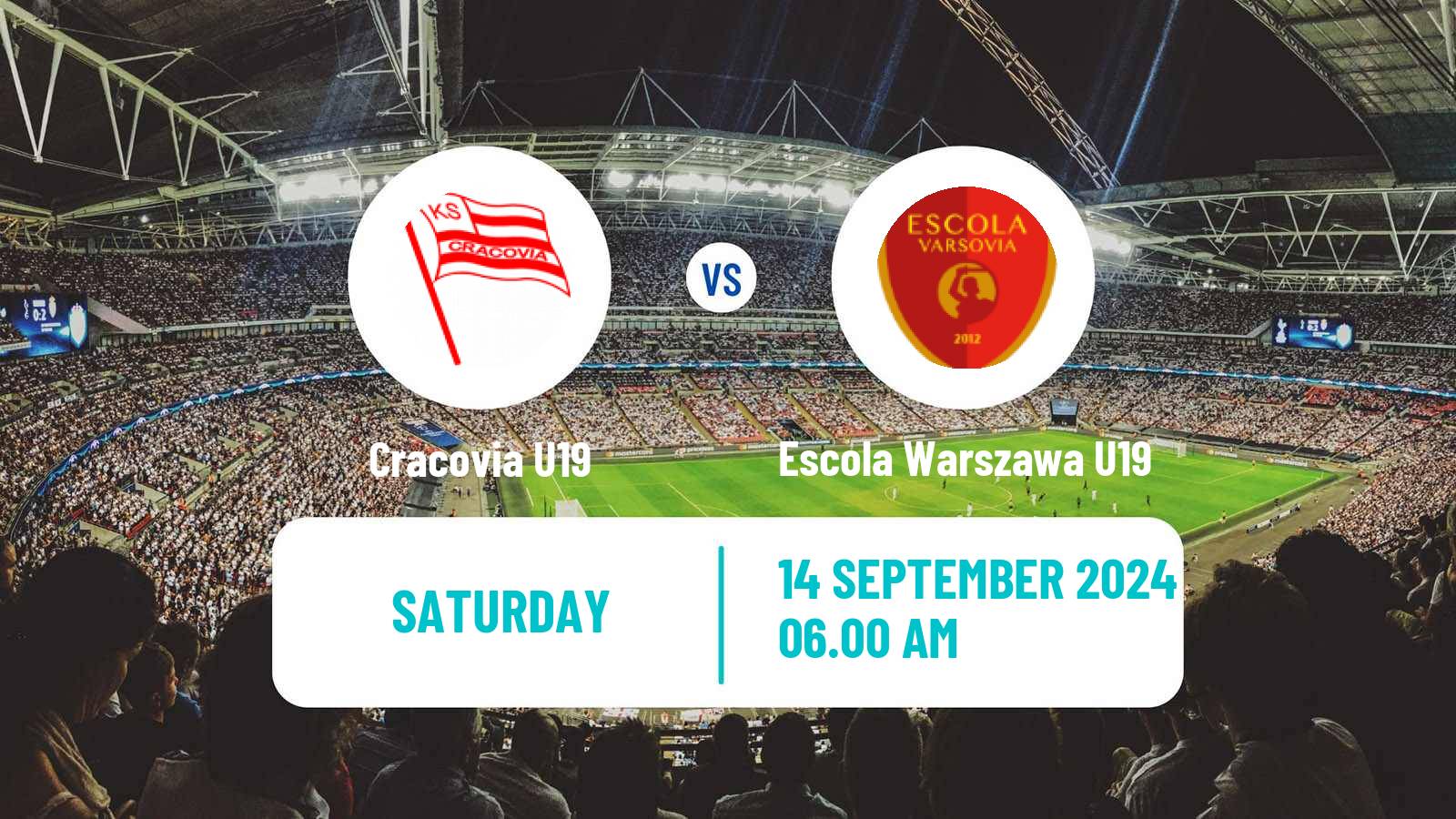 Soccer Polish Central Youth League Cracovia U19 - Escola Warszawa U19