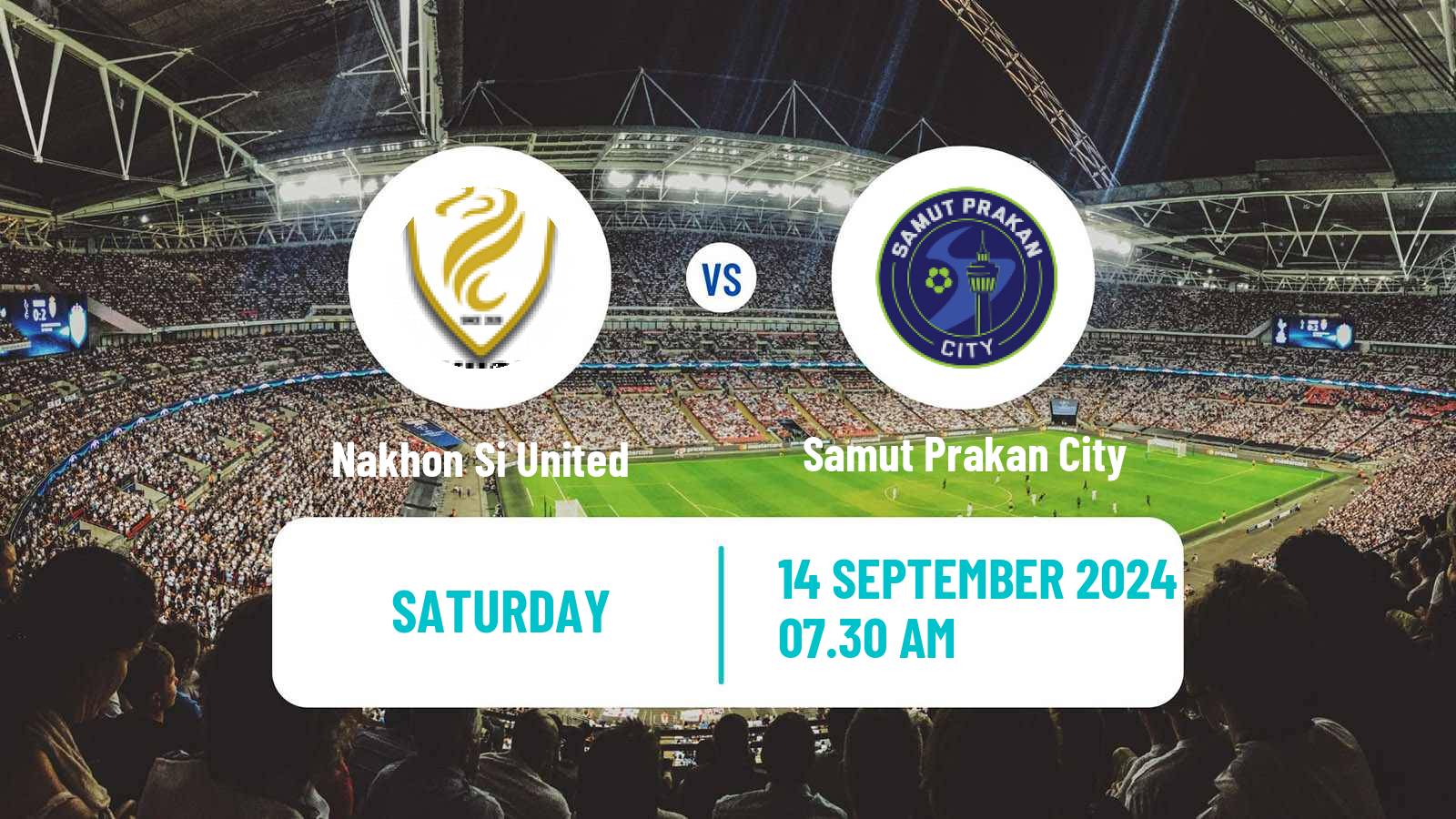 Soccer Thai League 2 Nakhon Si United - Samut Prakan City