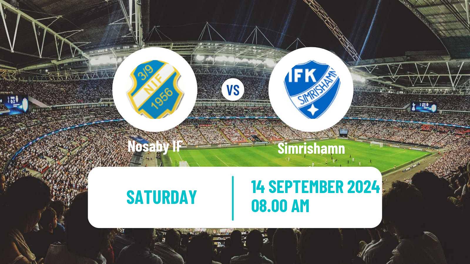 Soccer Swedish Division 2 - Södra Götaland Nosaby - Simrishamn