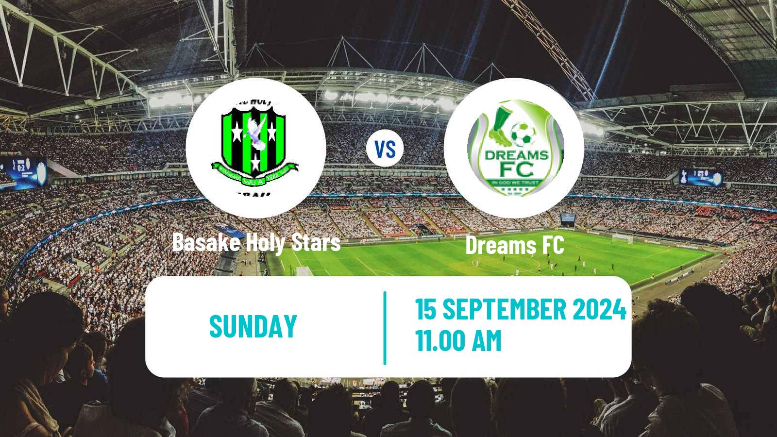 Soccer Ghanaian Premier League Basake Holy Stars - Dreams