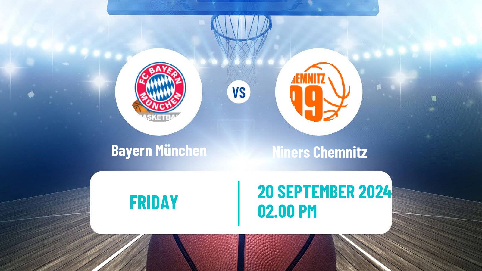 Basketball German BBL Bayern München - Niners Chemnitz