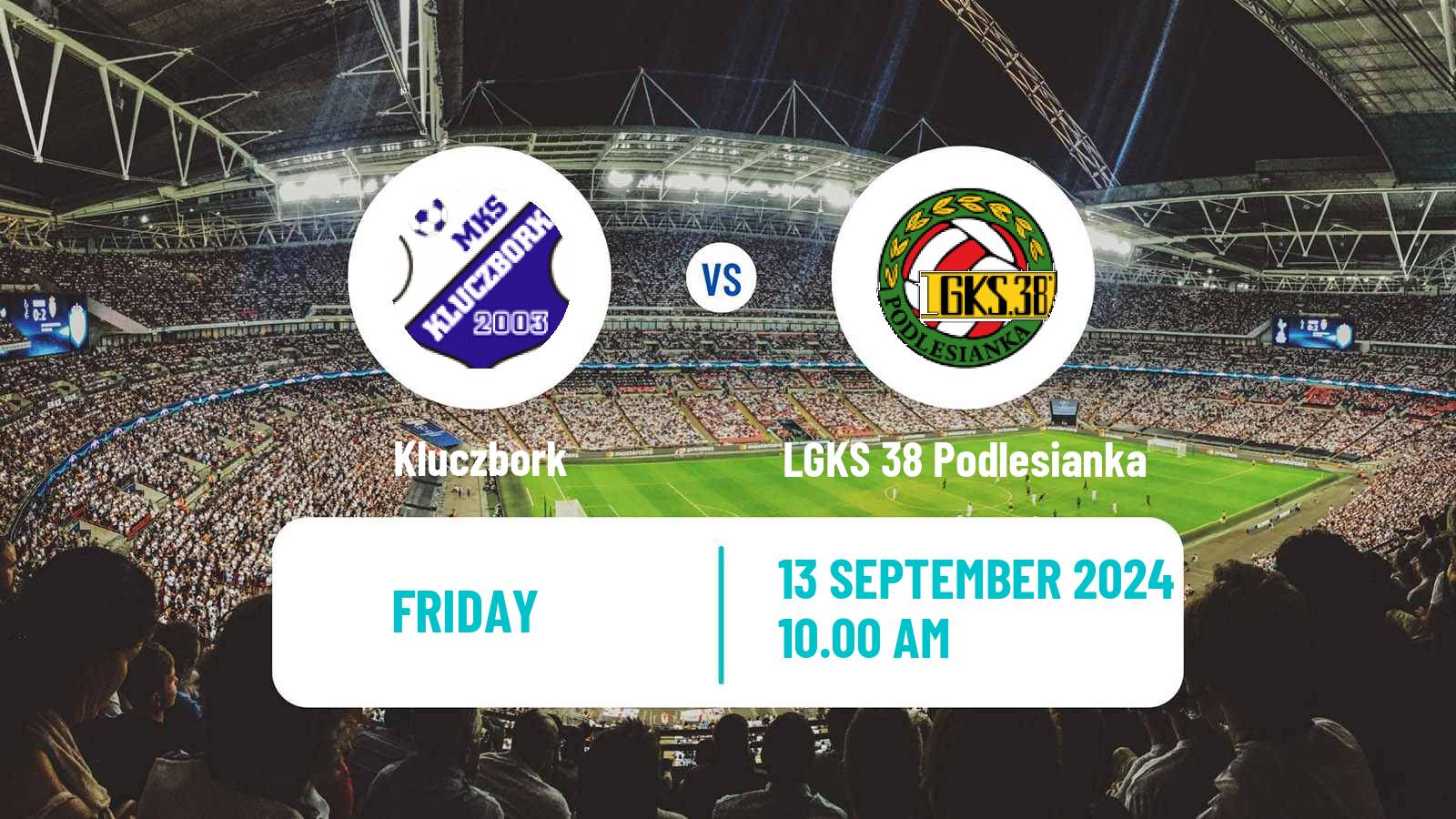 Soccer Polish Division 3 - Group III Kluczbork - LGKS 38 Podlesianka