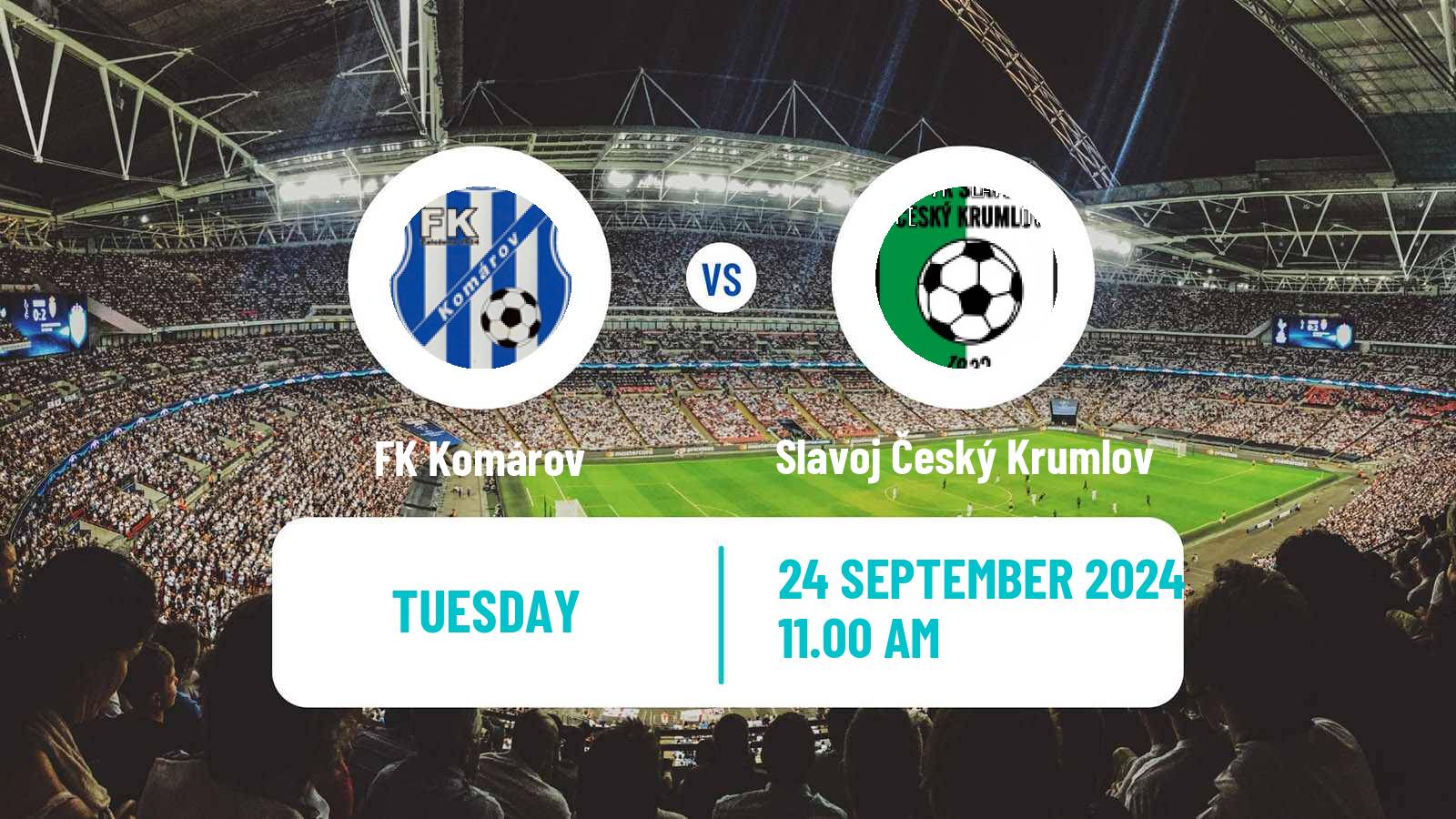 Soccer Czech Division A Komárov - Slavoj Český Krumlov