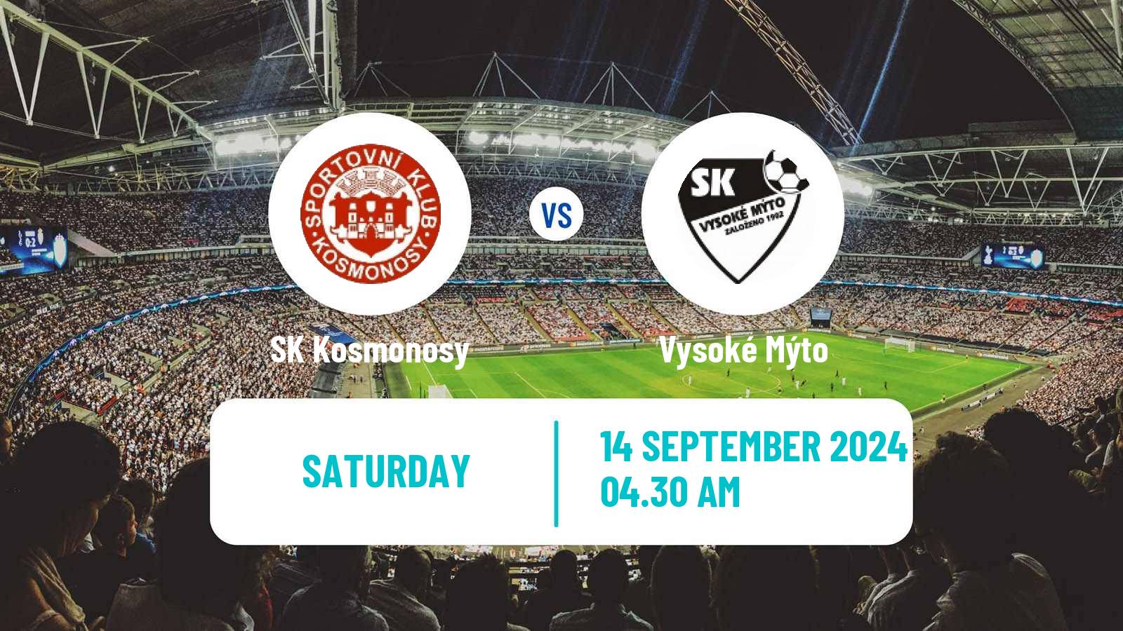 Soccer Czech Division C Kosmonosy - Vysoké Mýto