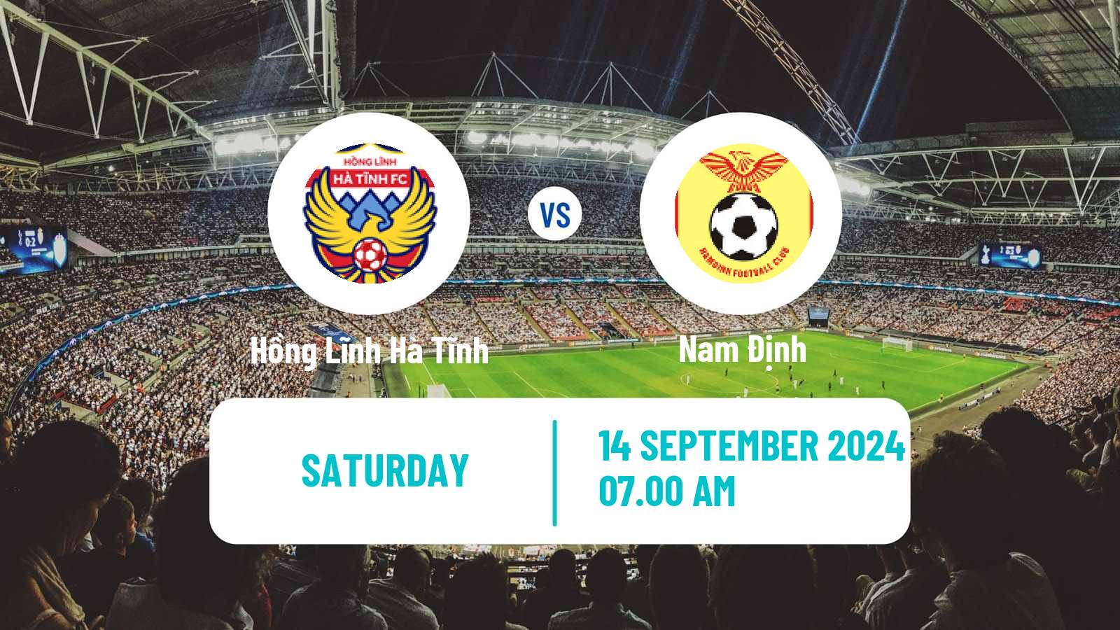 Soccer Vietnamese V League 1 Hồng Lĩnh Hà Tĩnh - Nam Định