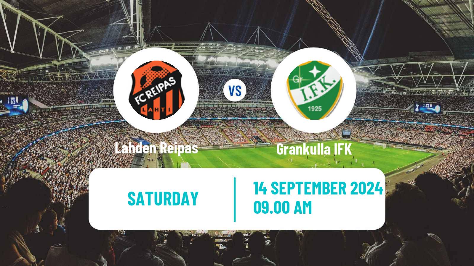 Soccer Finnish Kakkonen Group A Lahden Reipas - Grankulla IFK