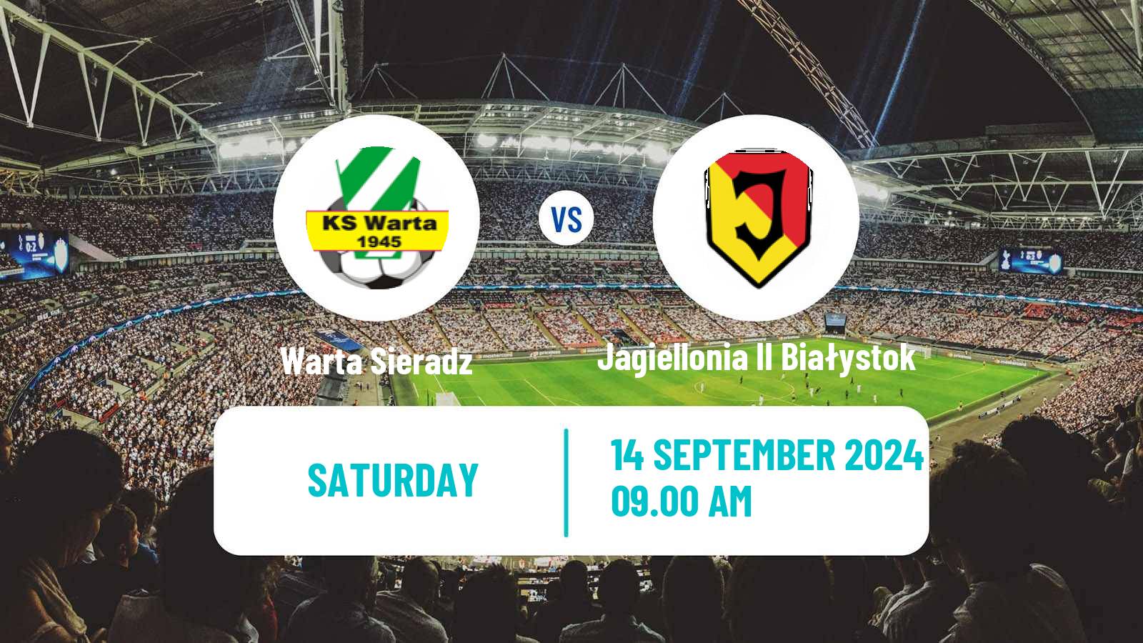 Soccer Polish Division 3 - Group I Warta Sieradz - Jagiellonia II Białystok