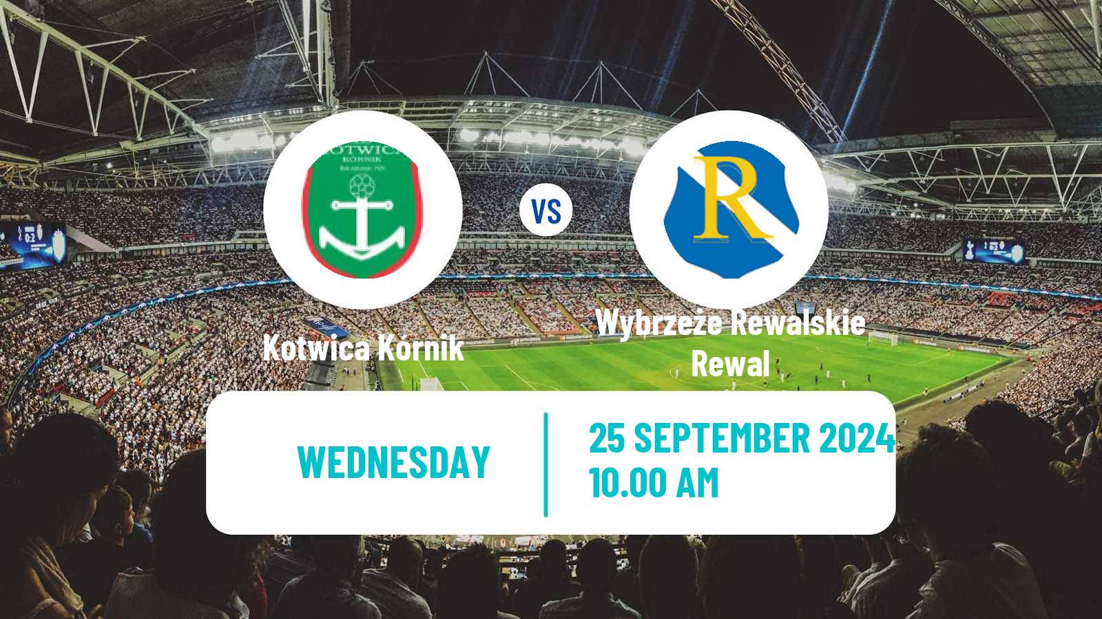 Soccer Polish Division 3 - Group II Kotwica Kórnik - Wybrzeże Rewalskie Rewal