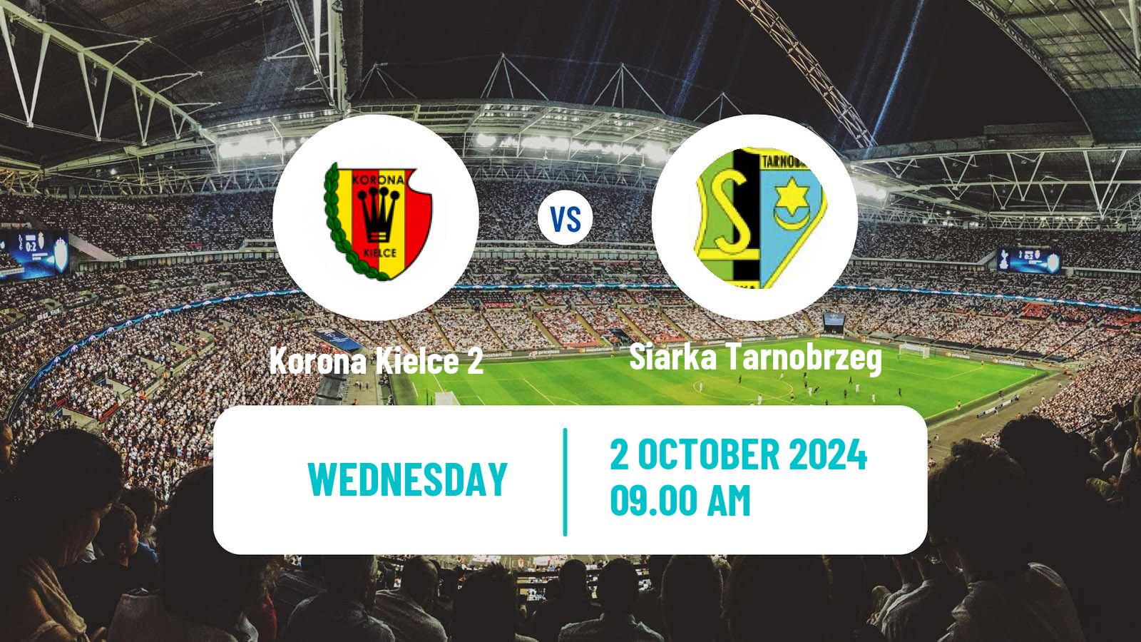 Soccer Polish Division 3 - Group IV Korona Kielce 2 - Siarka Tarnobrzeg