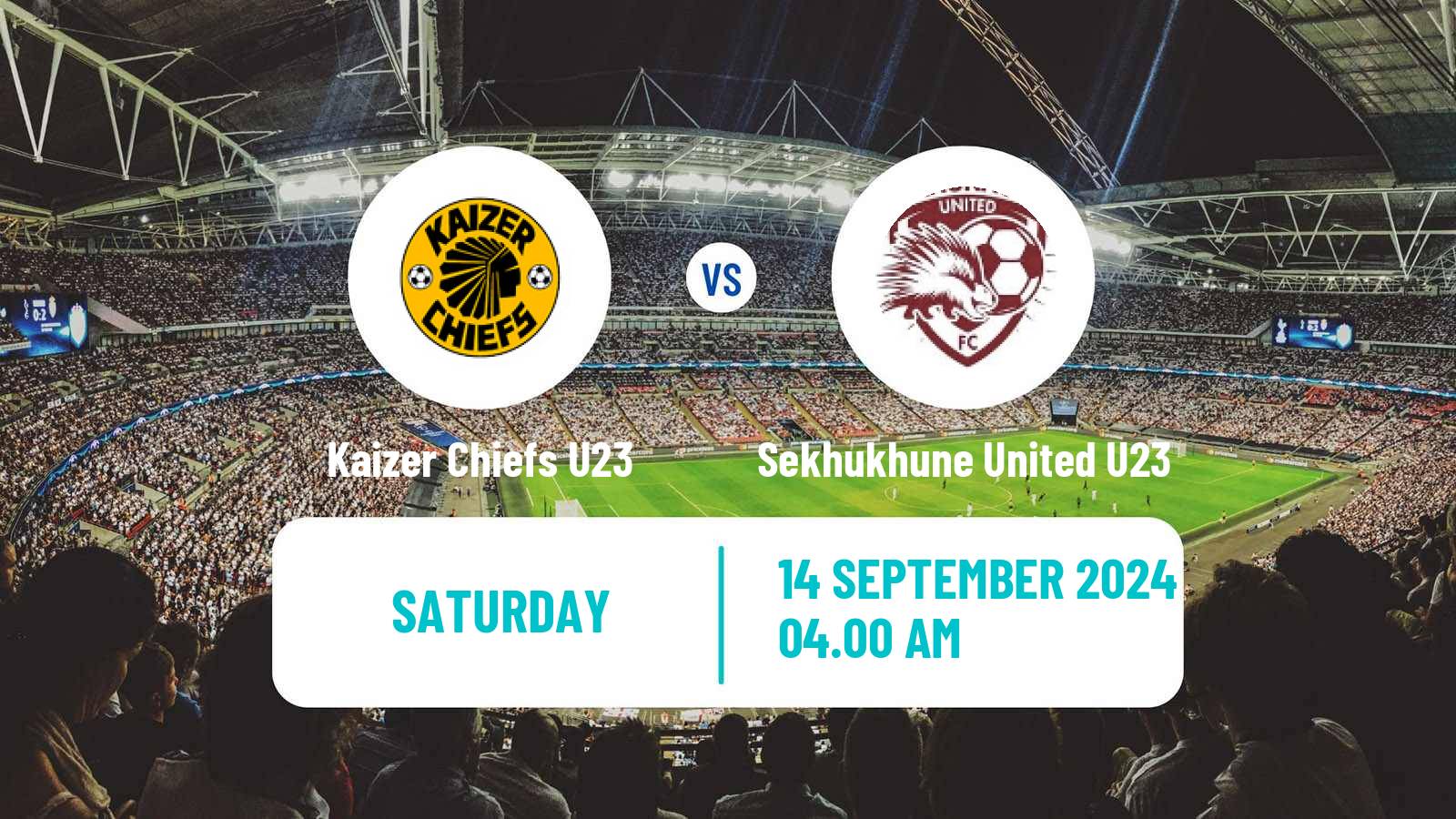 Soccer South African Diski Challenge Kaizer Chiefs U23 - Sekhukhune United U23