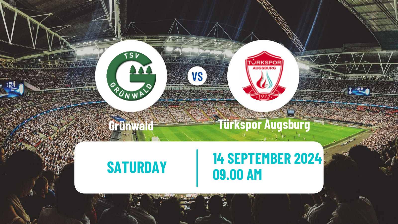 Soccer German Oberliga Bayern Süd Grünwald - Türkspor Augsburg