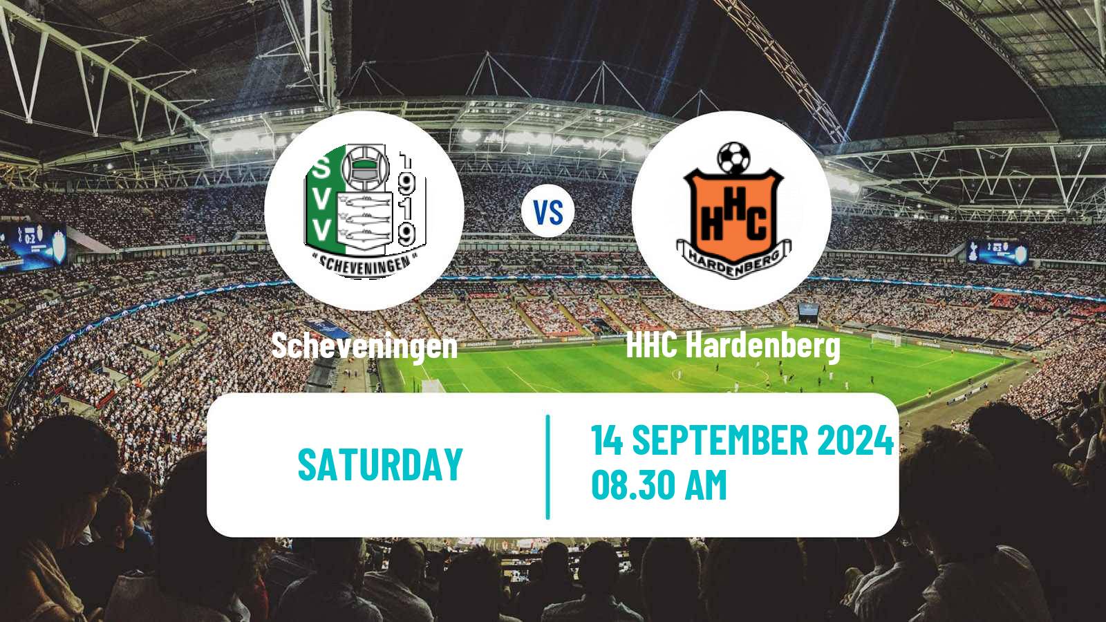 Soccer Dutch Tweede Divisie Scheveningen - HHC Hardenberg