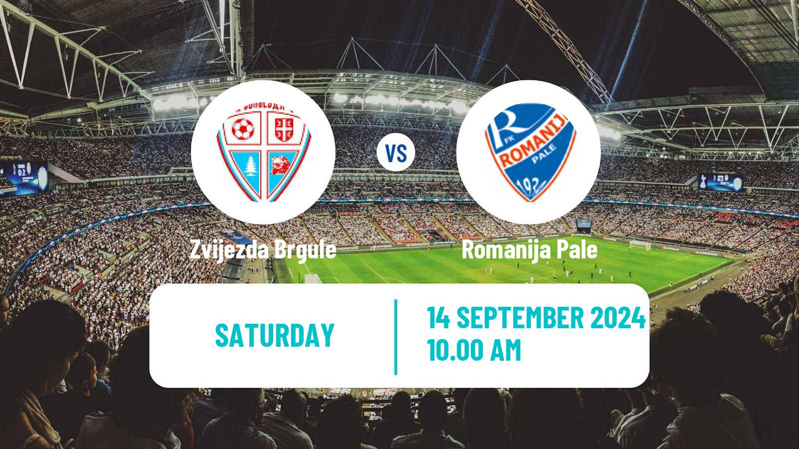 Soccer Bosnian Prva Liga RS Zvijezda Brgule - Romanija Pale