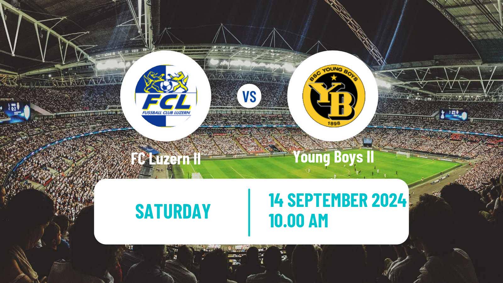 Soccer Swiss Promotion League Luzern II - Young Boys II