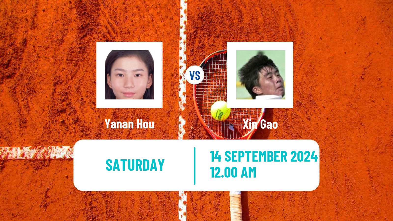 Tennis WTA Hua Hin 2 Yanan Hou - Xin Gao